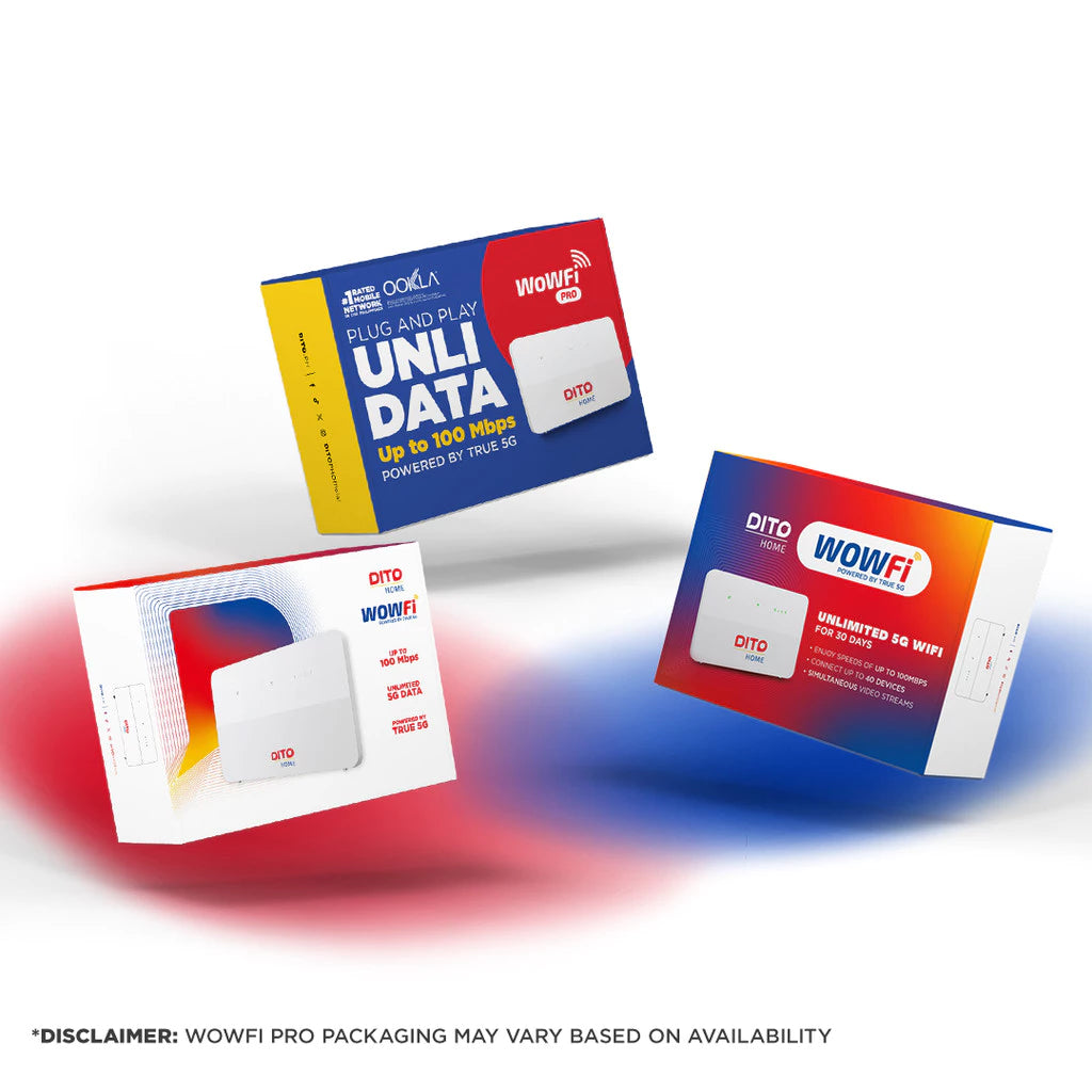DITO Home WoWFi Pro w/ Unli Data for 15/30Days