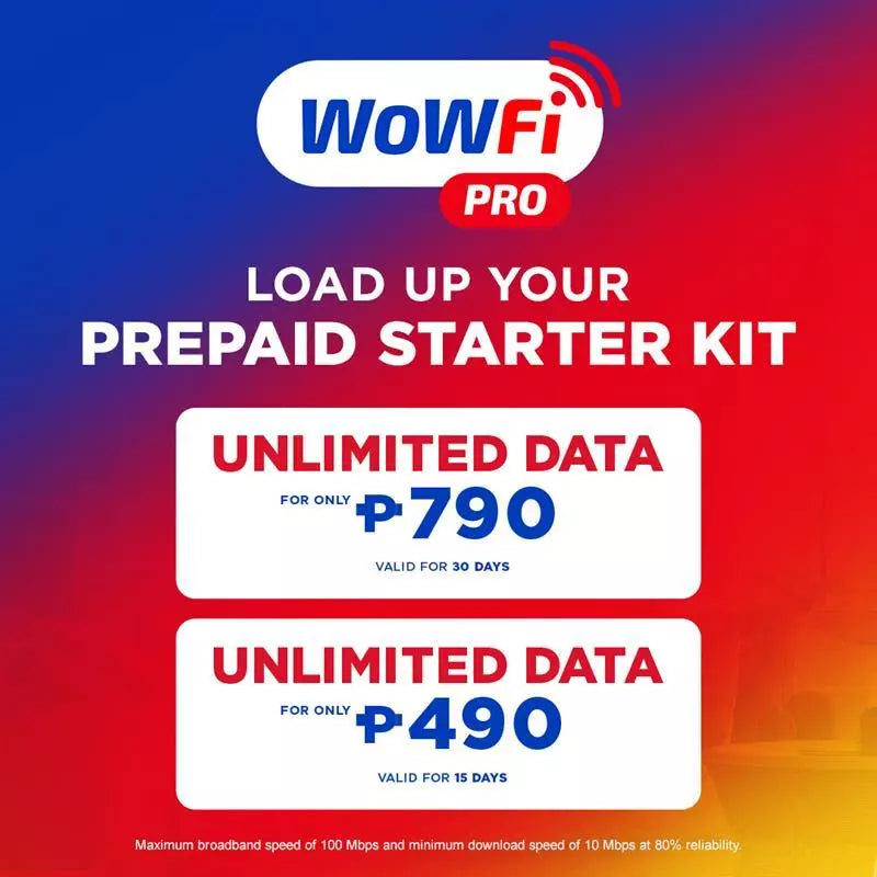 DITO Home WoWFi Pro w/ Unli Data for 15/30Days
