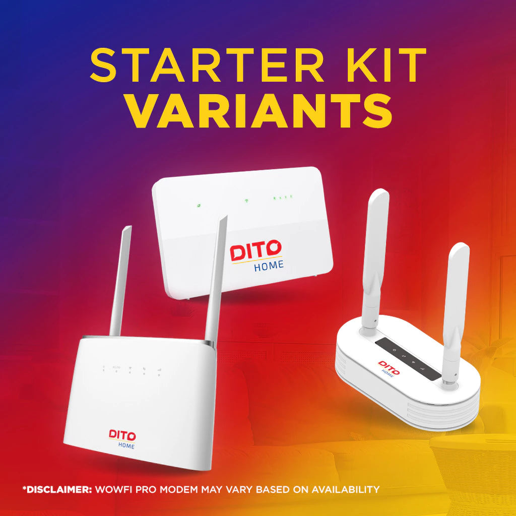 DITO Home WoWFi Pro w/ Unli Data for 15/30Days