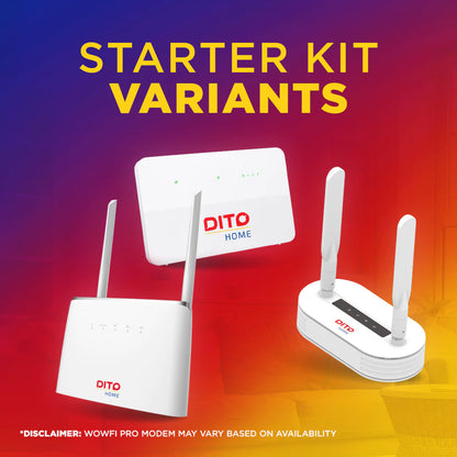 DITO Home WoWFi Pro w/ Unli Data for 15/30Days