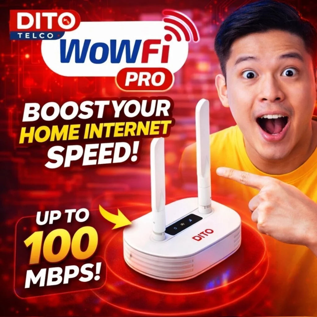 DITO Home WoWFi Pro w/ Unli Data for 15/30Days
